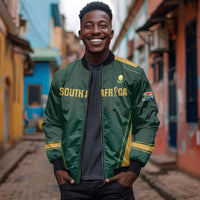 Custom South Africa 2026 World Football Bomber Jacket Bafana Bafana Woza