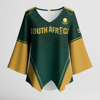 Custom South Africa 2026 World Football Kimono Sleeve Blouse Bafana Bafana Woza