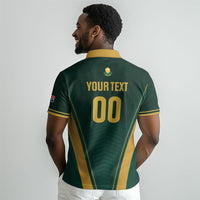 Custom South Africa 2026 World Football Polo Shirt Bafana Bafana Woza LT01