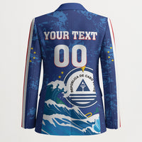 Custom Cape Verde 2026 World Football Blazer Blue Sharks Come On