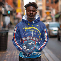 Custom Cape Verde 2026 World Football Hoodie Blue Sharks Come On