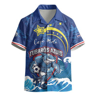 Custom Cape Verde 2026 World Football Kid Hawaiian Shirt Blue Sharks Come On
