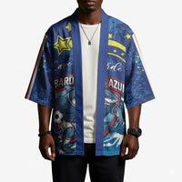 Custom Cape Verde 2026 World Football Kimono Blue Sharks Come On