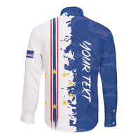 Personalized Cabo Verde 2026 Football Long Sleeve Button Shirt Crioulos Make History