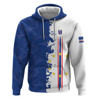 Personalized Cabo Verde 2026 Football Zip Hoodie Crioulos Make History