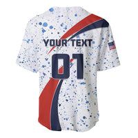 Personalised United States Soccer Baseball Jersey USA Coat Of Arms Sporty Style - Wonder Print Shop