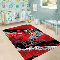 Trinidad And Tobago Scarlet Ibis Area Rug Special Stylized - Wonder Print Shop