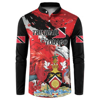 Personalized Trinidad And Tobago Scarlet Ibis Button Sweatshirt Special Stylized - Wonder Print Shop
