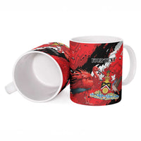 Personalized Trinidad And Tobago Scarlet Ibis Ceramic Mug Special Stylized - Wonder Print Shop