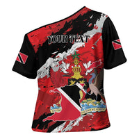 Personalized Trinidad And Tobago Scarlet Ibis Cross Shoulder Shirt Special Stylized - Wonder Print Shop