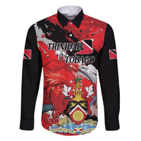 Personalized Trinidad And Tobago Scarlet Ibis Family Matching Short Sleeve Bodycon Dress and Hawaiian Shirt Special Stylized - Wonder Print Shop