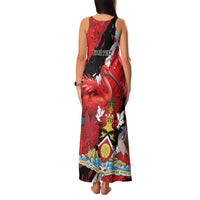 Personalized Trinidad And Tobago Scarlet Ibis Family Matching Tank Maxi Dress and Hawaiian Shirt Special Stylized - Wonder Print Shop