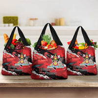 Trinidad And Tobago Scarlet Ibis Grocery Bag Special Stylized - Wonder Print Shop