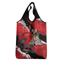 Trinidad And Tobago Scarlet Ibis Grocery Bag Special Stylized - Wonder Print Shop