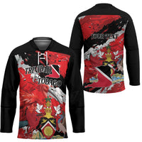 Personalized Trinidad And Tobago Scarlet Ibis Hockey Jersey Special Stylized - Wonder Print Shop