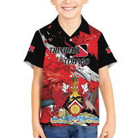 Personalized Trinidad And Tobago Scarlet Ibis Kid Hawaiian Shirt Special Stylized - Wonder Print Shop