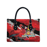 Trinidad And Tobago Scarlet Ibis Leather Bag Special Stylized - Wonder Print Shop