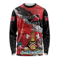 Personalized Trinidad And Tobago Scarlet Ibis Long Sleeve Shirt Special Stylized - Wonder Print Shop