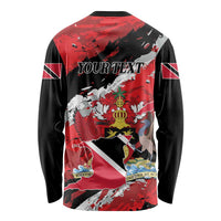 Personalized Trinidad And Tobago Scarlet Ibis Long Sleeve Shirt Special Stylized - Wonder Print Shop