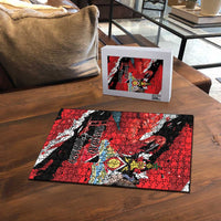 Trinidad And Tobago Scarlet Ibis Puzzle Special Stylized - Wonder Print Shop