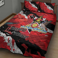 Trinidad And Tobago Scarlet Ibis Quilt Bed Set Special Stylized - Wonder Print Shop