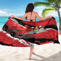 Trinidad And Tobago Scarlet Ibis Sarong Special Stylized - Wonder Print Shop