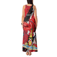 Personalized Trinidad And Tobago Scarlet Ibis Tank Maxi Dress Special Stylized - Wonder Print Shop