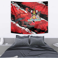 Trinidad And Tobago Scarlet Ibis Tapestry Special Stylized - Wonder Print Shop