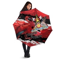 Trinidad And Tobago Scarlet Ibis Umbrella Special Stylized - Wonder Print Shop