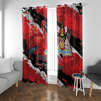 Trinidad And Tobago Scarlet Ibis Window Curtain Special Stylized - Wonder Print Shop