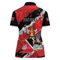 Personalized Trinidad And Tobago Scarlet Ibis Women Polo Shirt Special Stylized - Wonder Print Shop