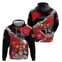 Personalized Trinidad And Tobago Scarlet Ibis Zip Hoodie Special Stylized - Wonder Print Shop