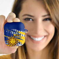 Uruguay 200th Independence Day AirPods Case Sol de Mayo Grunge Stylized - Wonder Print Shop