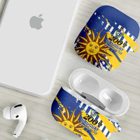 Uruguay 200th Independence Day AirPods Case Sol de Mayo Grunge Stylized - Wonder Print Shop