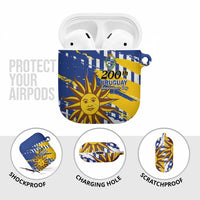 Uruguay 200th Independence Day AirPods Case Sol de Mayo Grunge Stylized - Wonder Print Shop