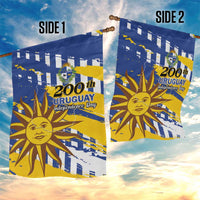 Uruguay 200th Independence Day Garden Flag Sol de Mayo Grunge Stylized - Wonder Print Shop