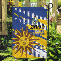 Uruguay 200th Independence Day Garden Flag Sol de Mayo Grunge Stylized - Wonder Print Shop