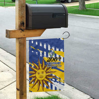 Uruguay 200th Independence Day Garden Flag Sol de Mayo Grunge Stylized - Wonder Print Shop