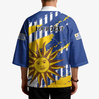 Personalized Uruguay 200th Independence Day Kimono Sol de Mayo Grunge Stylized - Wonder Print Shop