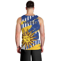 Personalized Uruguay 200th Independence Day Men Tank Top Sol de Mayo Grunge Stylized - Wonder Print Shop