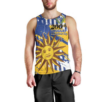 Personalized Uruguay 200th Independence Day Men Tank Top Sol de Mayo Grunge Stylized - Wonder Print Shop