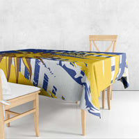 Uruguay 200th Independence Day Tablecloth Sol de Mayo Grunge Stylized - Wonder Print Shop