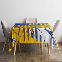 Uruguay 200th Independence Day Tablecloth Sol de Mayo Grunge Stylized - Wonder Print Shop