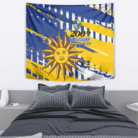 Uruguay 200th Independence Day Tapestry Sol de Mayo Grunge Stylized - Wonder Print Shop