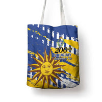 Uruguay 200th Independence Day Tote Bag Sol de Mayo Grunge Stylized - Wonder Print Shop