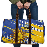Uruguay 200th Independence Day Travel Bag Sol de Mayo Grunge Stylized - Wonder Print Shop