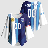 Custom Argentina Cabo Verde 2026 World Football Kimono Sleeve Blouse Forever Pride
