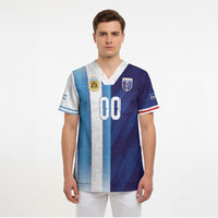 Custom Argentina Cabo Verde 2026 World Football Scrub Top Forever Pride