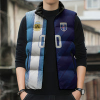 Custom Argentina Cabo Verde 2026 World Football Sleeveless Puffer Jacket Forever Pride