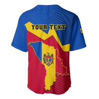 Personalised Moldova Independence Day Baseball Jersey Coat of Arms Special Version - Wonder Print Shop